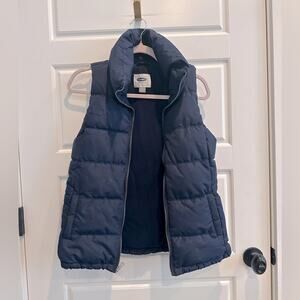 Old Navy Fleece lined warm puffer vest